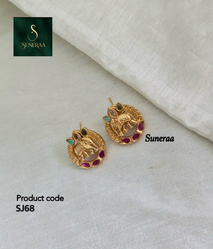 GAJA VAIBHAV STUD EARRINGS - image 7