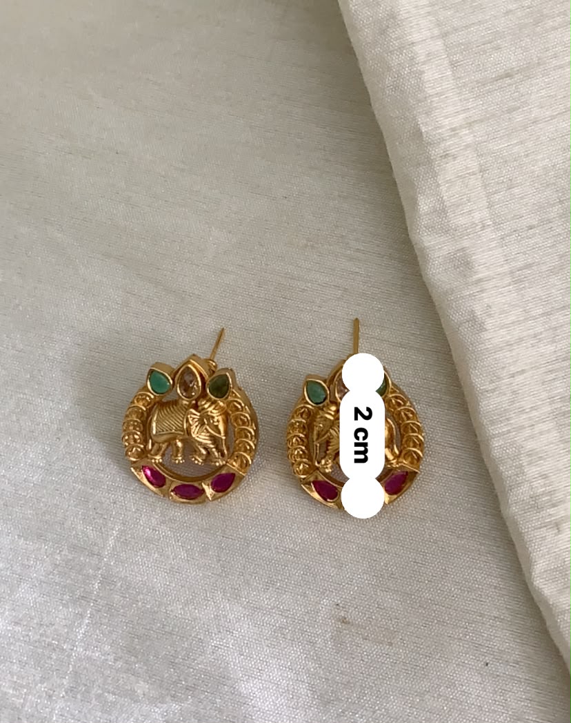 GAJA VAIBHAV STUD EARRINGS - image 6