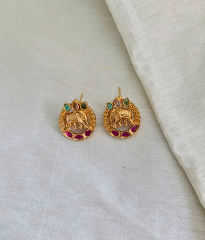 GAJA VAIBHAV STUD EARRINGS - image 3