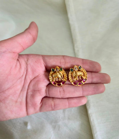 GAJA VAIBHAV STUD EARRINGS - image 5