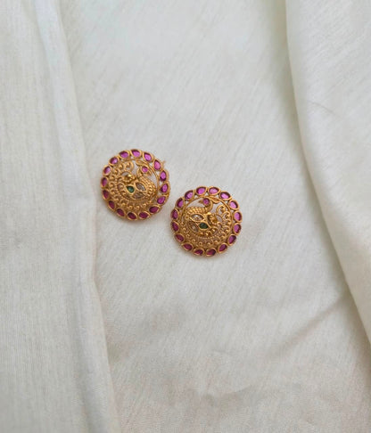 HARINI TEMPLE STUDS - image 4