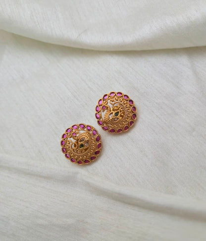 HARINI TEMPLE STUDS - image 3
