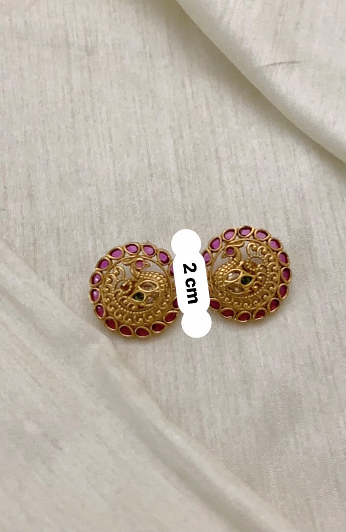 HARINI TEMPLE STUDS - image 6