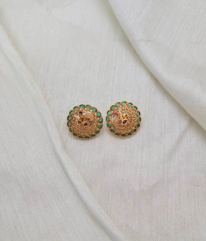 HARINI TEMPLE STUDS - image 2