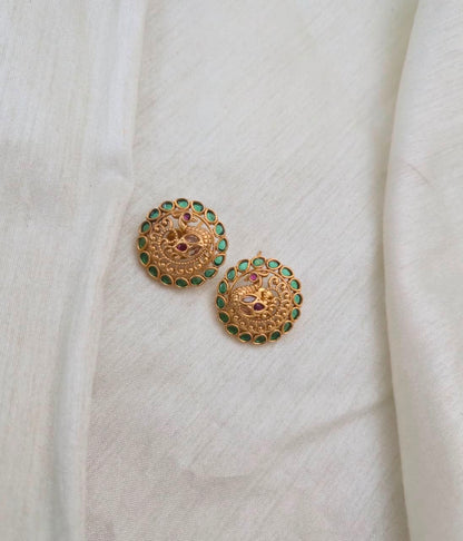 HARINI TEMPLE STUDS - image 4