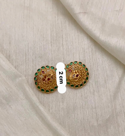 HARINI TEMPLE STUDS - image 6